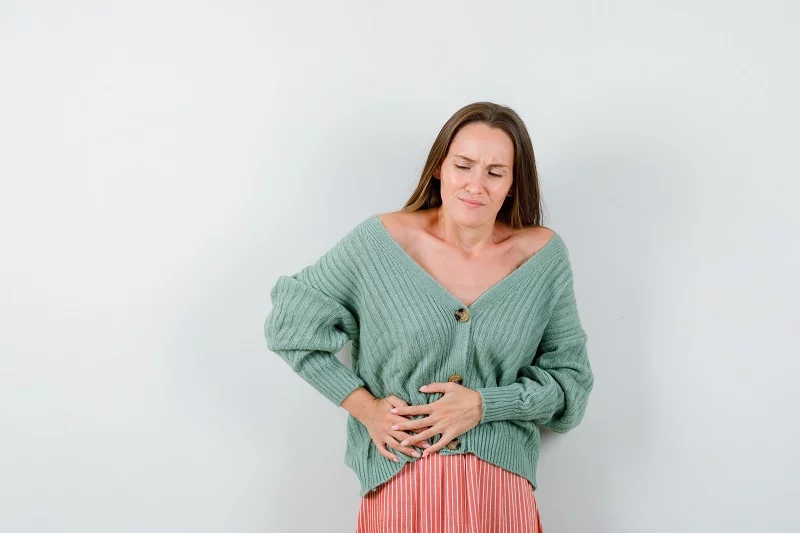 Hernia pain in women